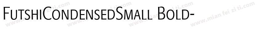 FutshiCondensedSmall Bold字体转换